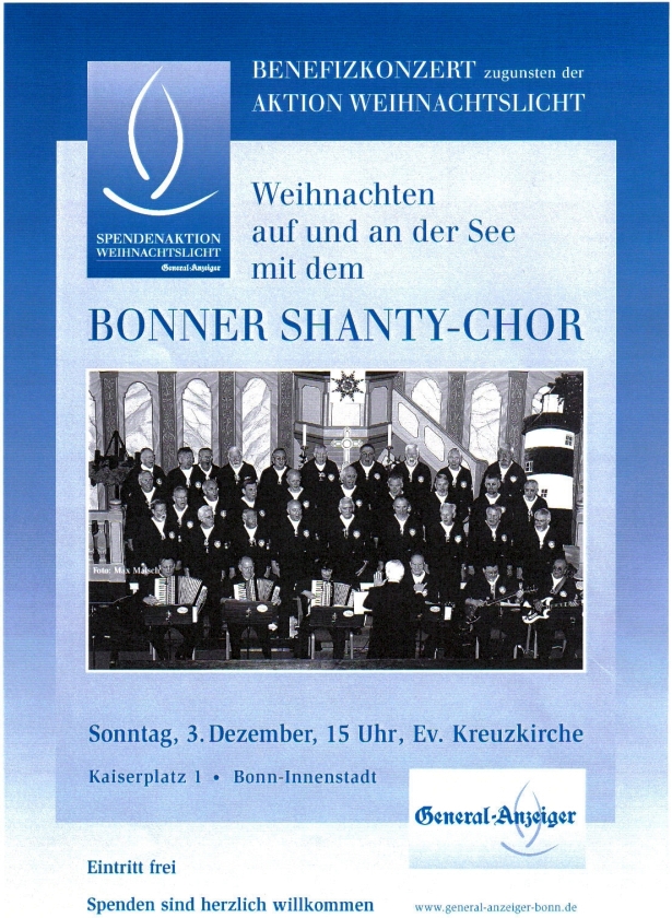 2006: Plakat für Benefizkonzert in der Kreuzkirche