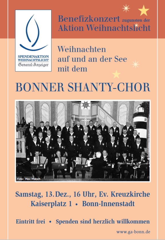 2008: Plakat für Benefizkonzert in der Kreuzkirche