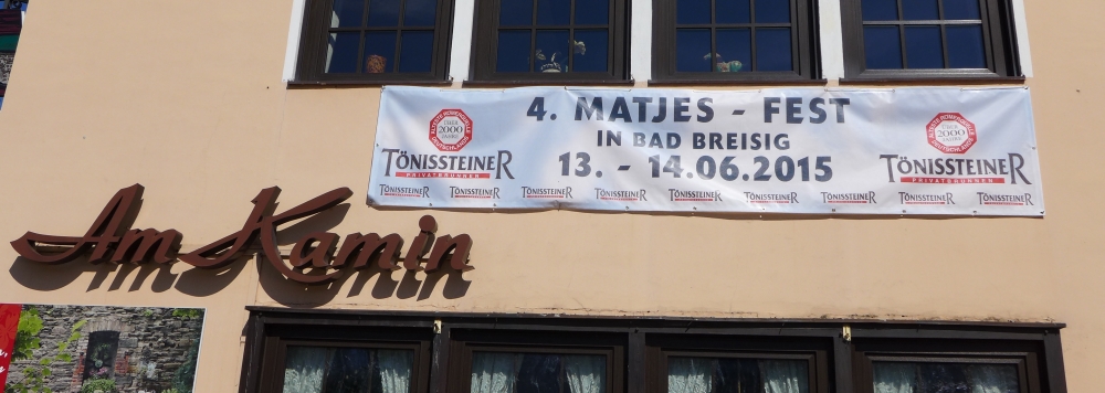 2015: Matjesfest - Banner (Foto: Manfred Weiler)