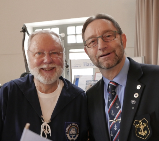 2018: Chor-Manager Hans-Kurt Süßmilch und Berthold Heupel (Foto: Imke Weiler)