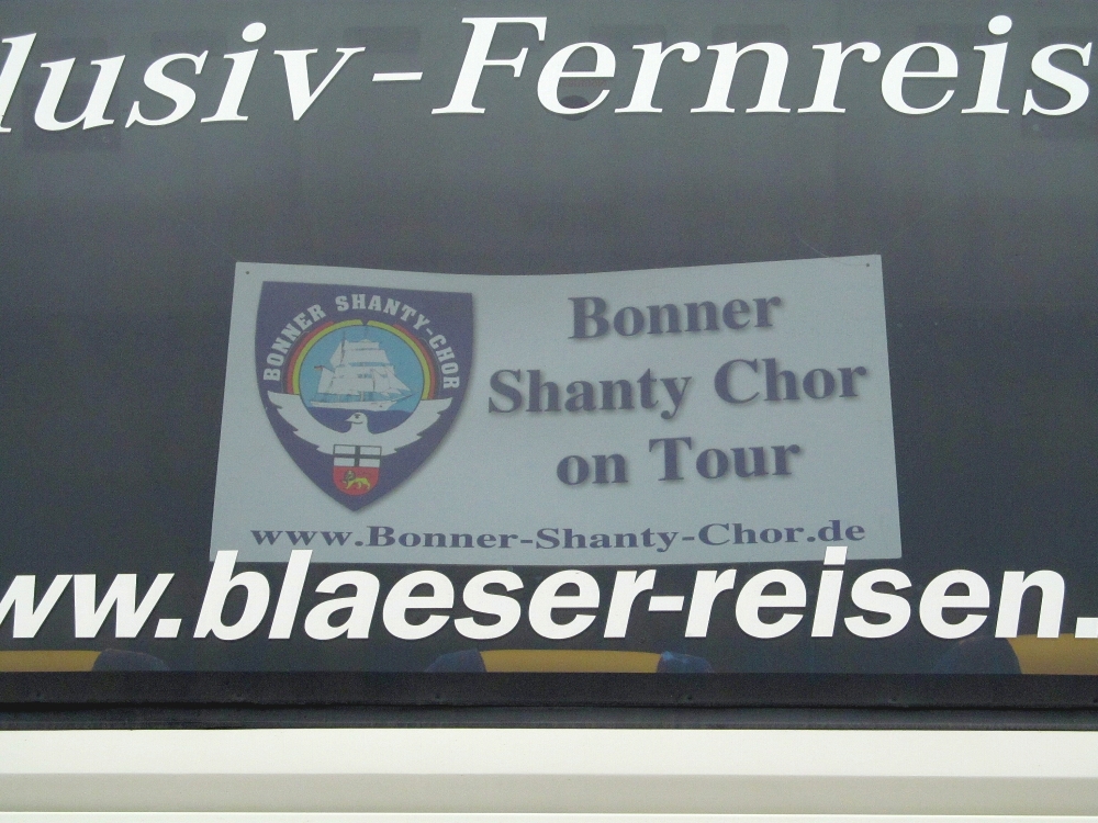 2013: BONNER SHANTY-CHOR on tour (Foto: Peter Reichelt)