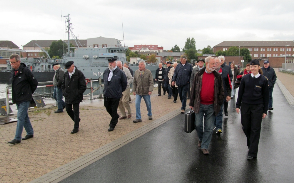 2013: Im Kieler Hafen unterwegs (Foto: Peter Reichelt)