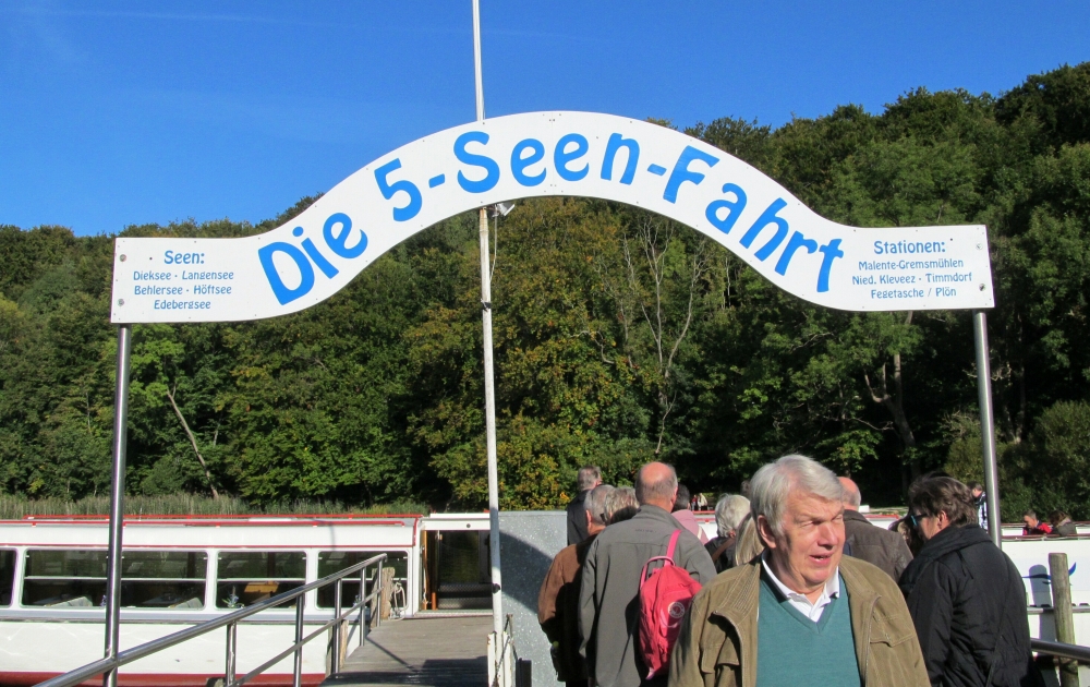 2013: Malente: Start der 5-Seen-Fahrt (Foto: Peter Reichelt)