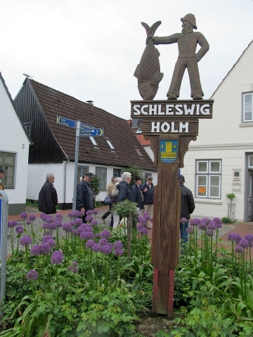2016: Schleswig: Eingang zum Stadtteil Holm (Foto: Peter Reichelt)