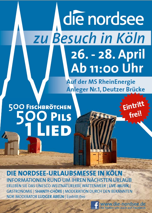 2013: Plakat "Die Nordsee zu Besuch in Köln"