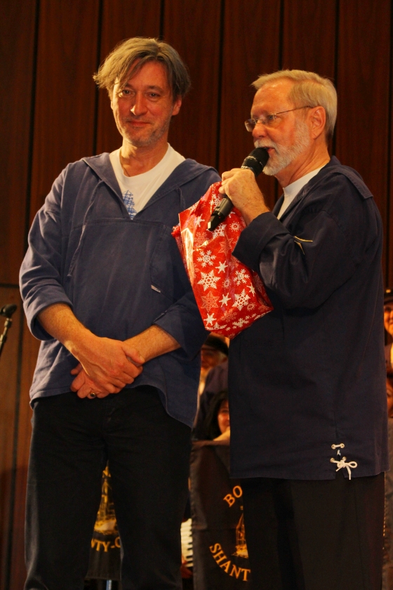 2012: Stephan Fleck (PASSAT CHOR) und Hans-Kurt Süßmilch (Foto: BSC)