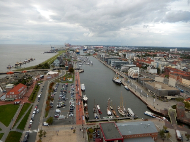 2018: Neuer Hafen von oben (Foto: Wilfried Bennerscheidt)