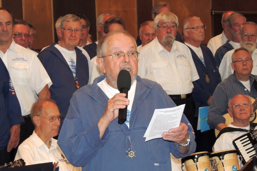 2013: Ansprache Roloff Spanuth vom Passat-Chor (Foto: Achim Haupt)