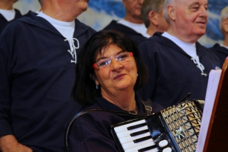 2012: Am Akkordeon: Ingrid Krayer (Foto: BSC)