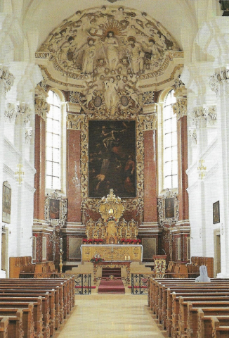 2009: Wallfahrtskirche Weggental, Innenansicht
